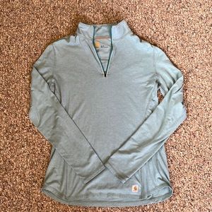 Women’s Carhartt Blue 1/4 Zip Up Size S